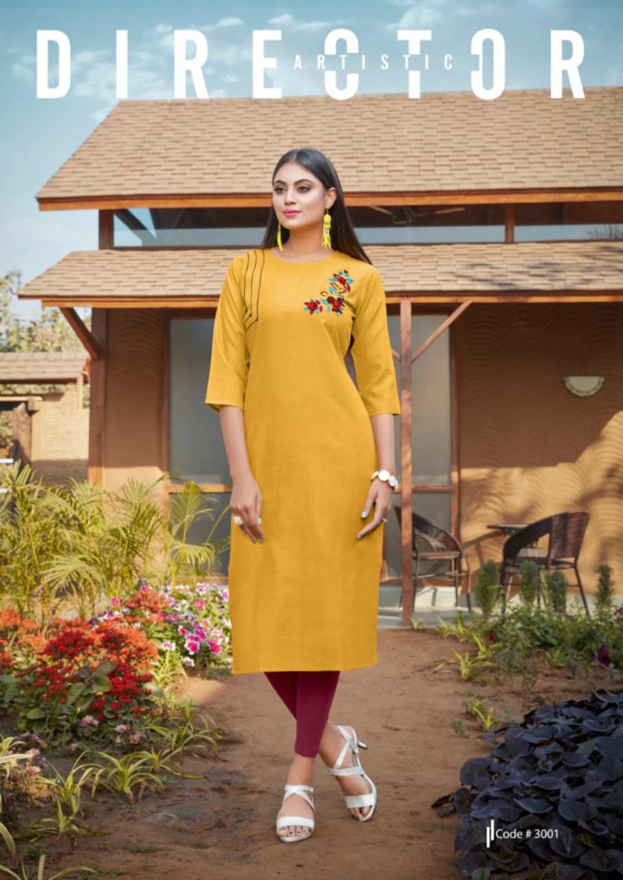 Blend Vol-3 Cotton Embroidery Kurti Catalog Blend Vol-3 Cotton Embroidery Kurti Catalog